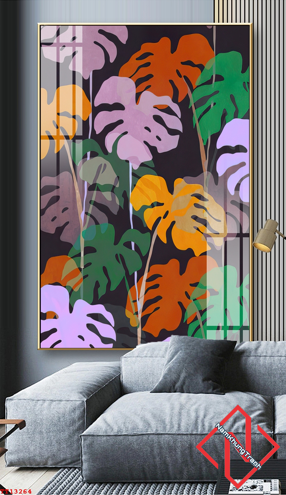 n&ecirc;n mua tranh tr&aacute;ng gương hay canvas