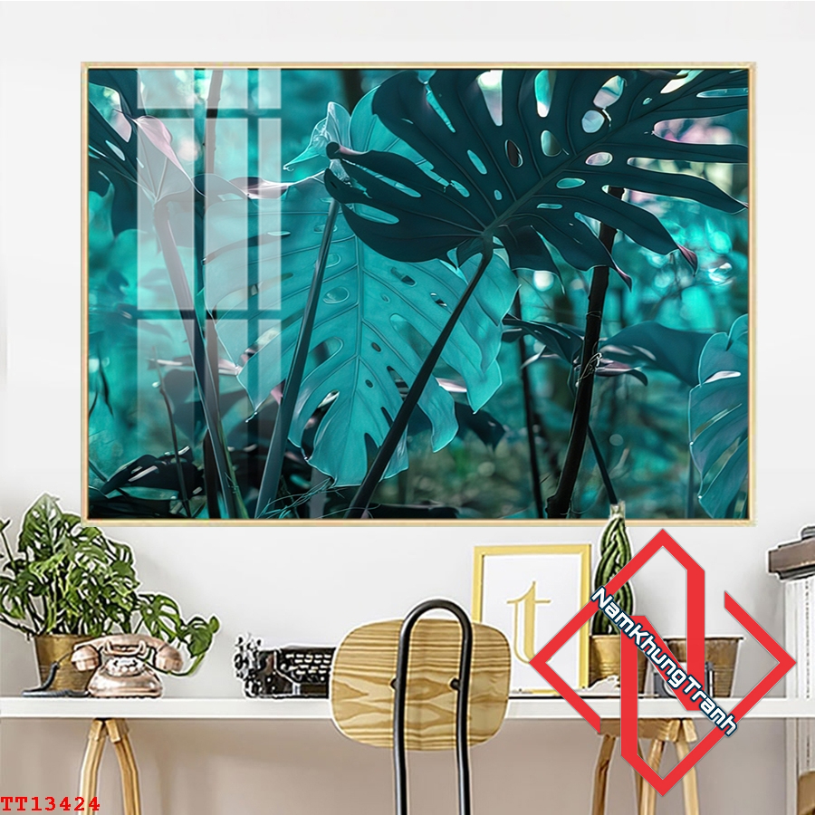 n&ecirc;n mua tranh tr&aacute;ng gương hay canvas