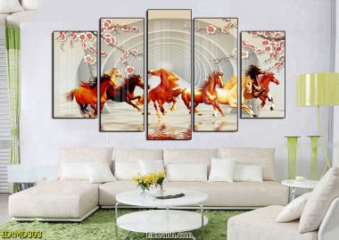 tranh mã đáo thành công NKT343