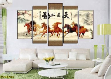 tranh mã đáo thành công NKT336