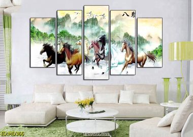 tranh mã đáo thành công NKT280