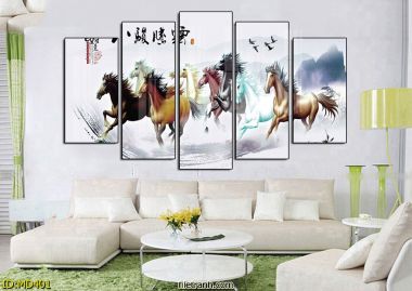 tranh mã đáo thành công NKT243