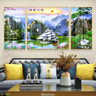 tranh thuận buồm xuôi gió NKT201
