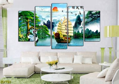 tranh thuận buồm xuôi gió NKT288