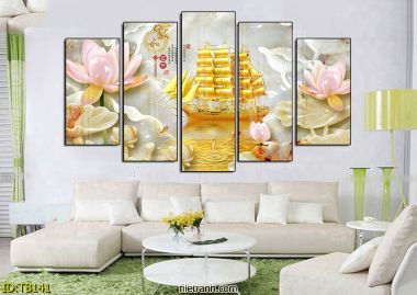 tranh thuận buồm xuôi gió NKT153