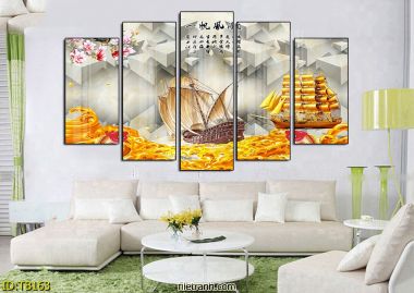 tranh thuận buồm xuôi gió NKT259