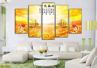 tranh thuận buồm xuôi gió NKT255
