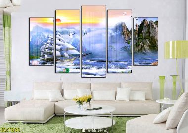 tranh thuận buồm xuôi gió NKT251
