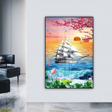 tranh thuận buồm xuôi gió NKT07