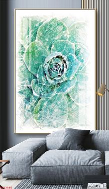 tranh tráng gương treo tường tk1642