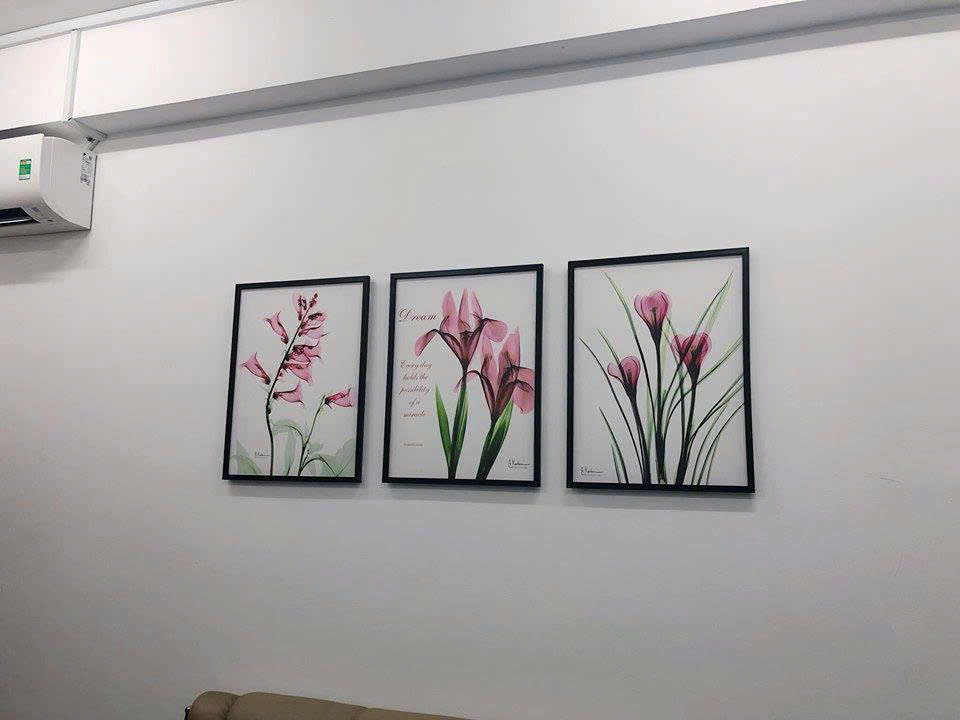 Decor tranh hành lang lối đi nhà hàng tại TP.HCM