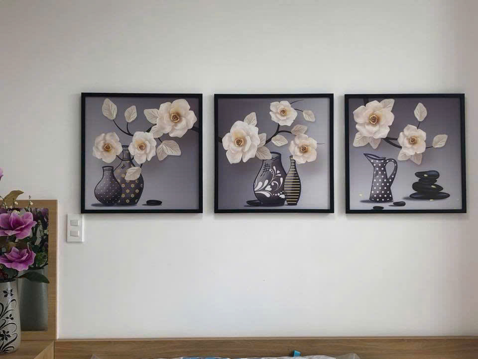 Decor tranh quầy bar nhà hàng phong cách hiện đại tại TP.HCM
