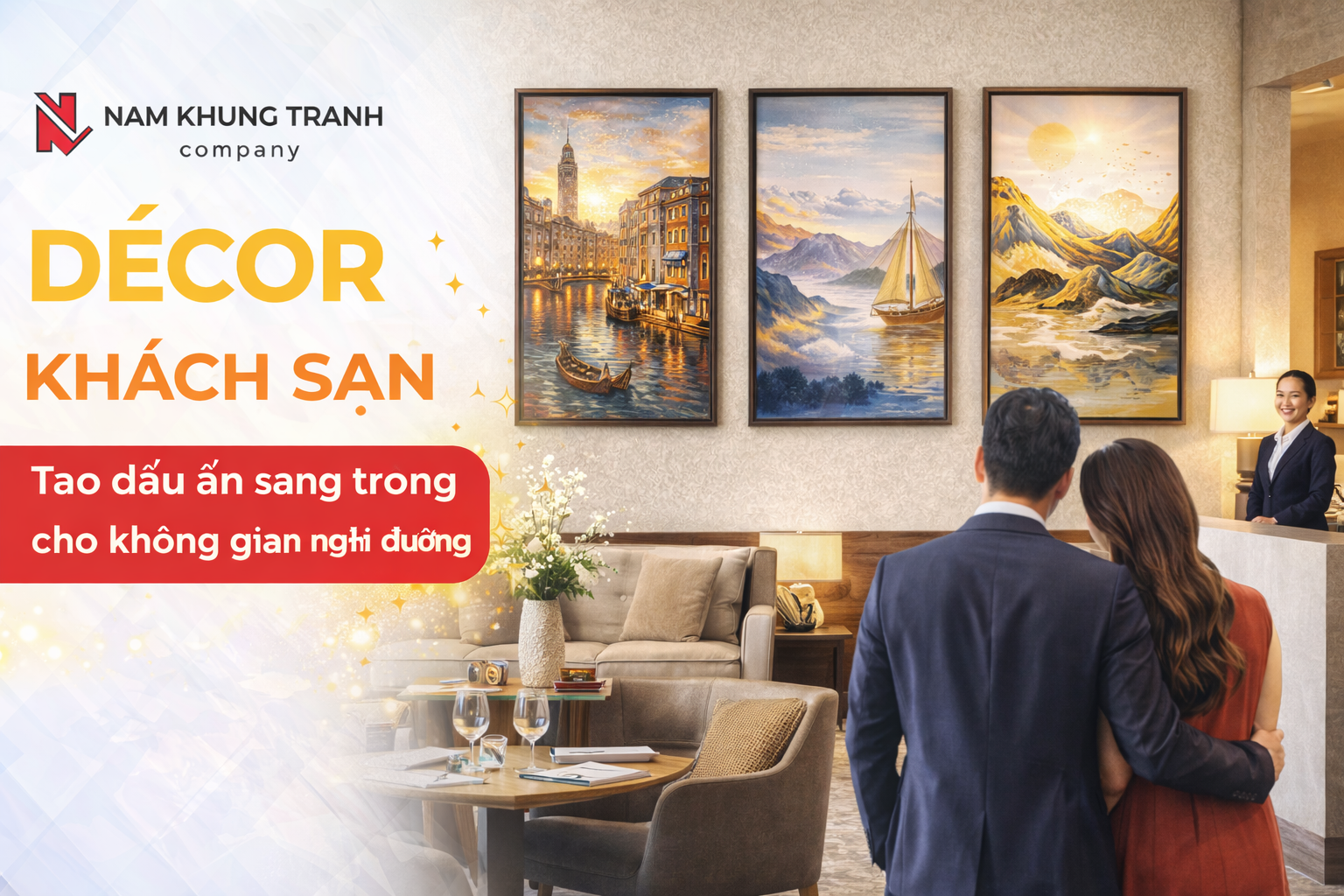 decor tranh khách sạn