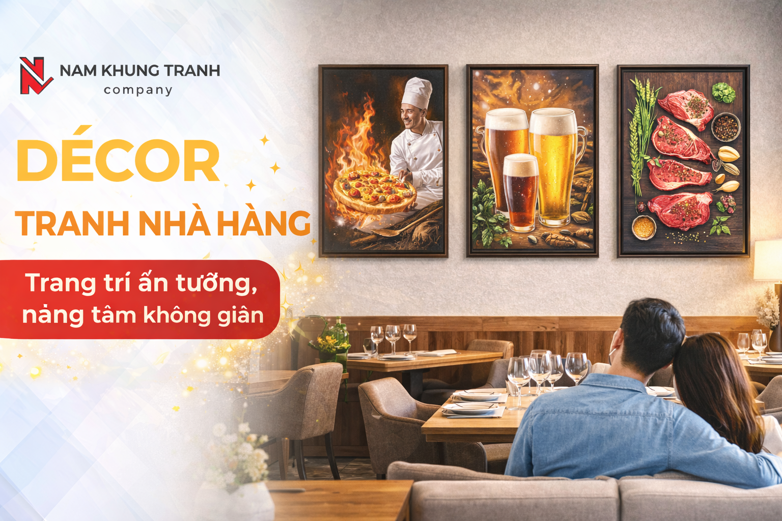 decor tranh nhà hàng