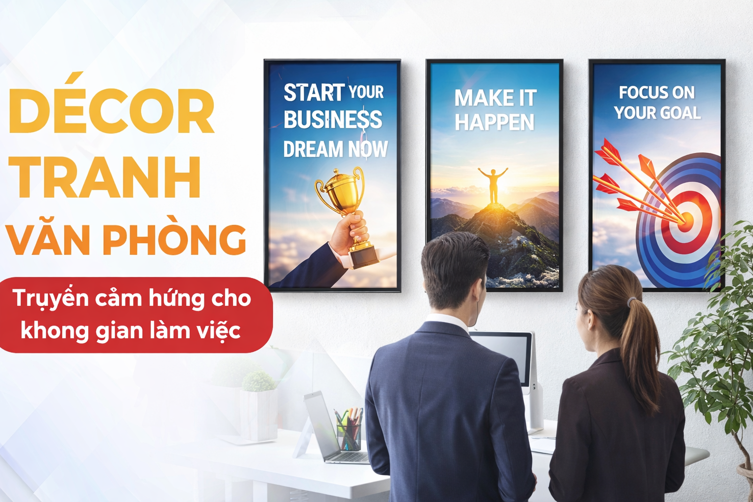 decor tranh văn phòng