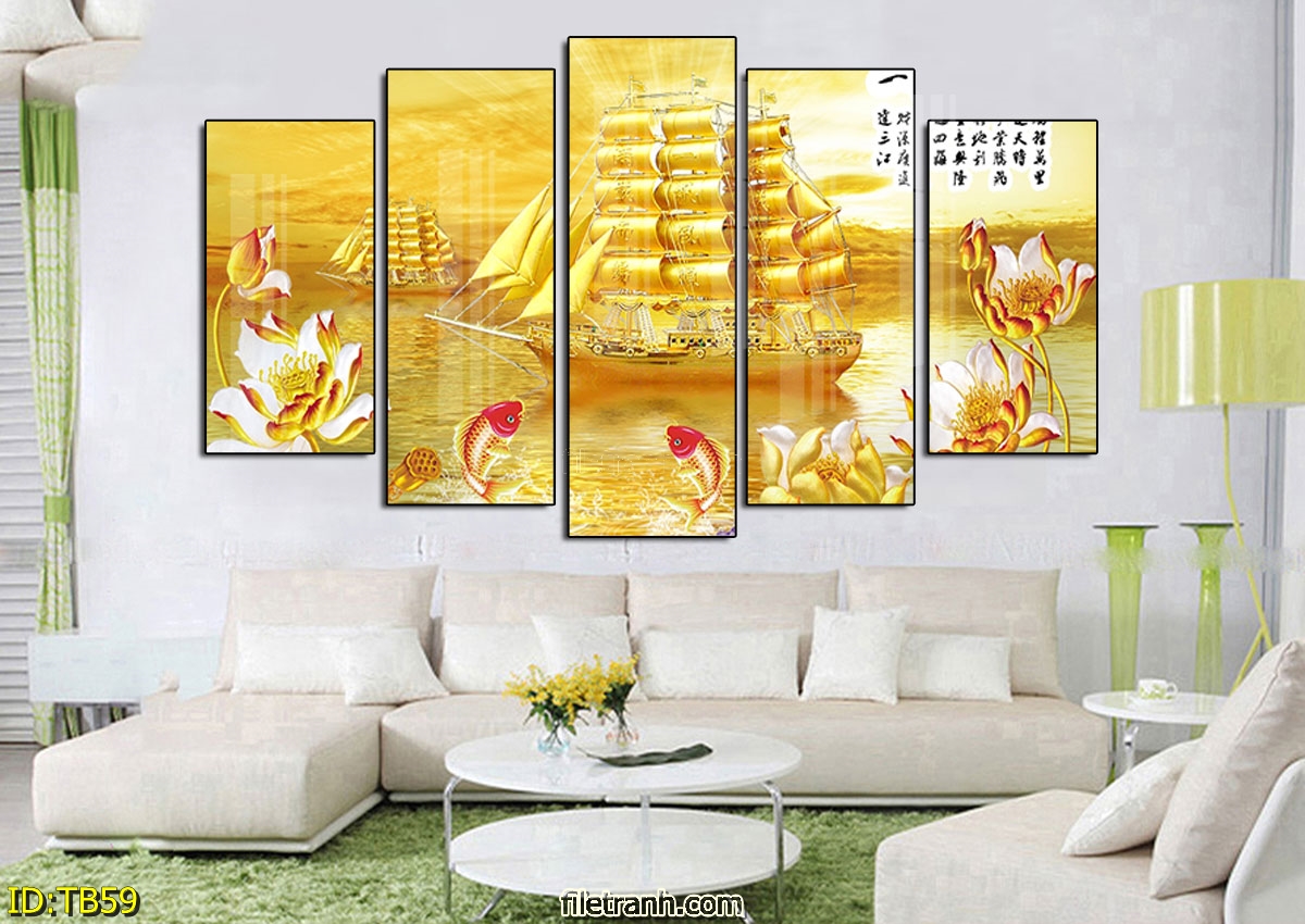 tranh thuận buồm xuôi gió NKT99