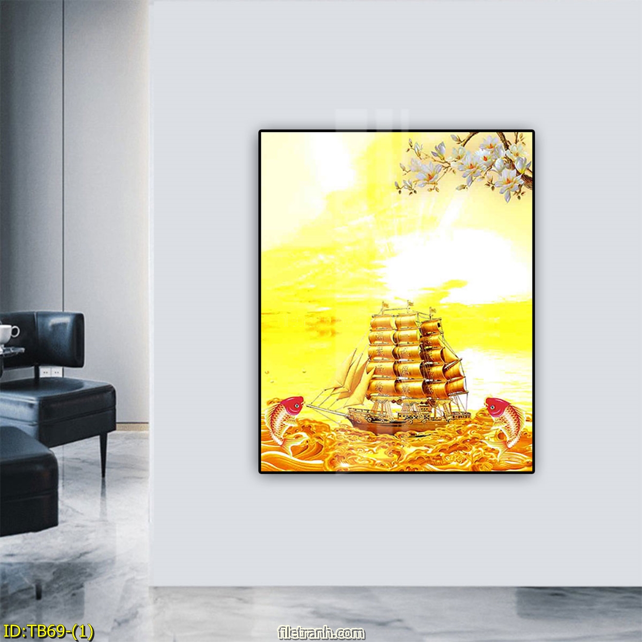 tranh thuận buồm xuôi gió NKT04