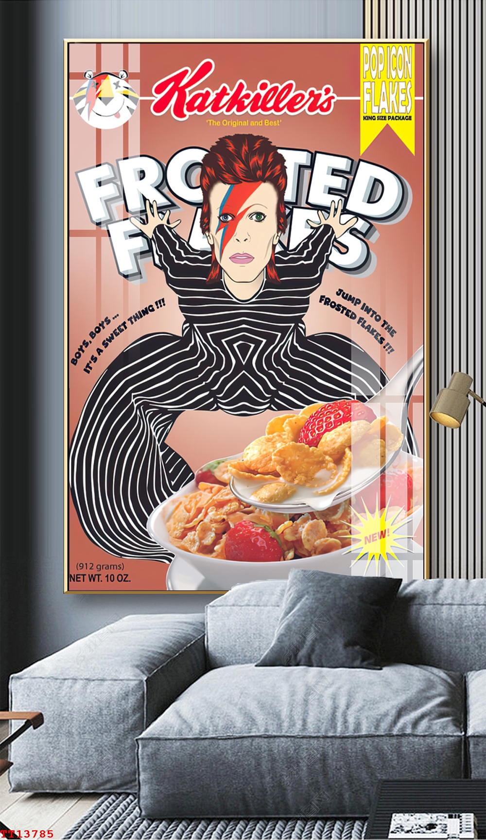 tranh tráng gương treo tường tk1752