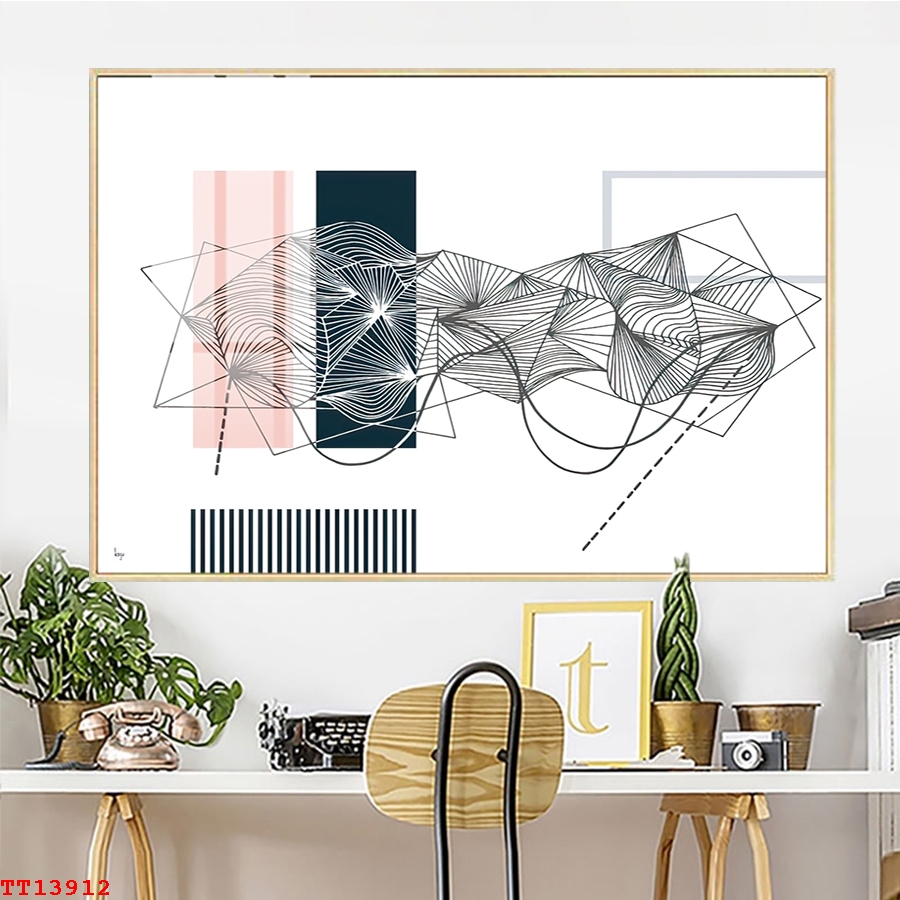 tranh tráng gương treo tường tk1611